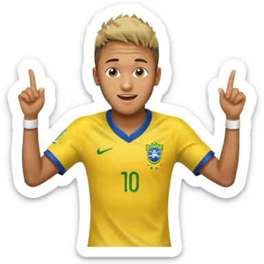 Neymar world cup 2014 sticker
