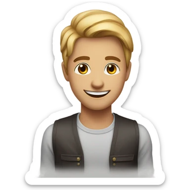 guy flirting sticker