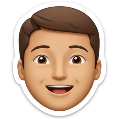 Hombre se les hace agua la boca sticker