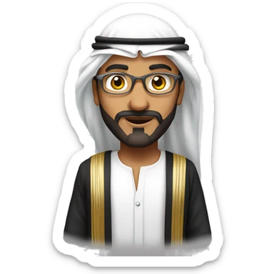 Dubai sheikh sticker
