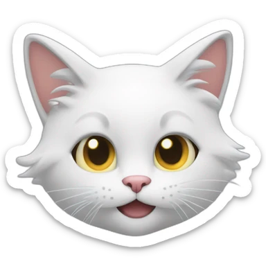Wisp the cat sticker
