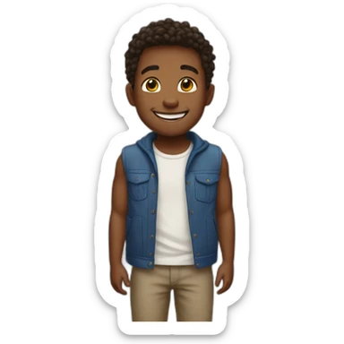 Happiest boy in world sticker