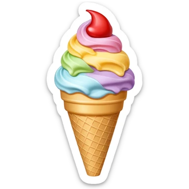 Italian gelato sticker