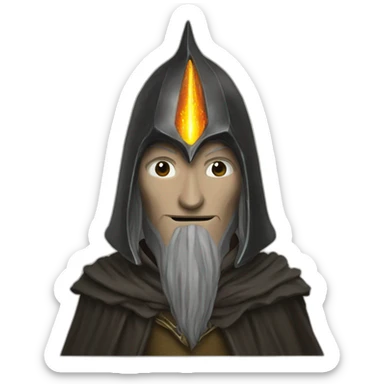 Sauron in the lord of the ring sticker