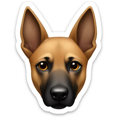 Belgian Malinois dog sticker