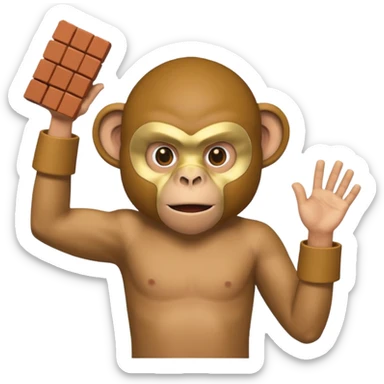 I NNED TO PUT MY FRIEND FACE TO A MONKEY AND THROW BRICK sticker