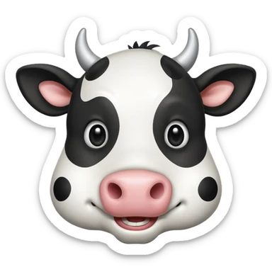 Vaca loca sticker