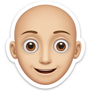 20/20 with two eyes shaped like the number 20, joyful expression, no text sticker