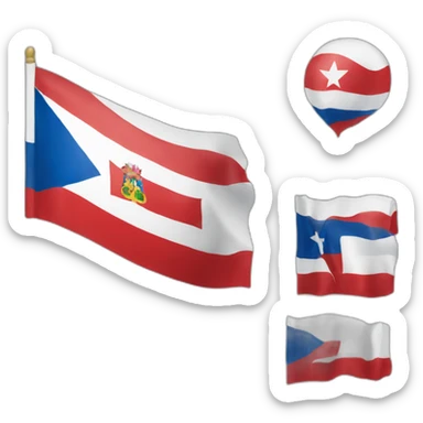 czech a izrael flag sticker