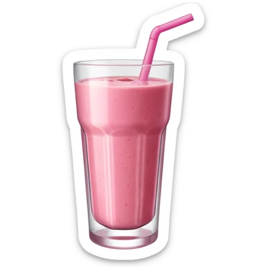 strawberry smoothie sticker