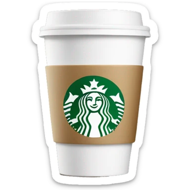 starbucks coffee cup sticker