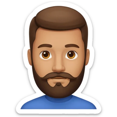 square royale beard sticker