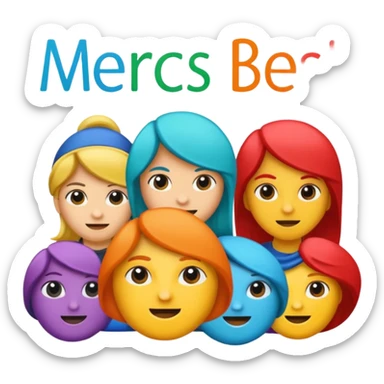 a text saying mercs we are the best in gif sticker