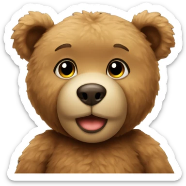 Teddy bear inlove sticker