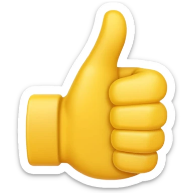 thumbs up emoji sticker