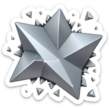 falling debris sticker