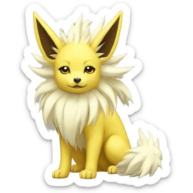 Jolteon-Ninetails full body sticker