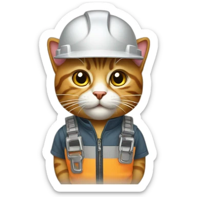 constructor cat sticker