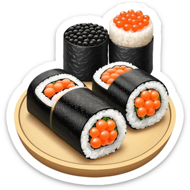 Caviar sushi sticker