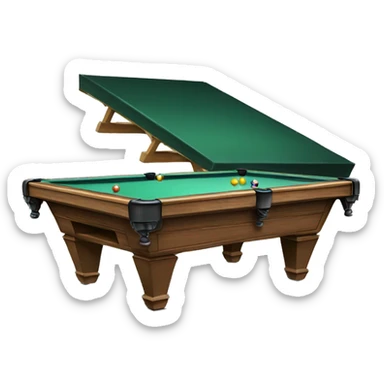 Billard table sticker