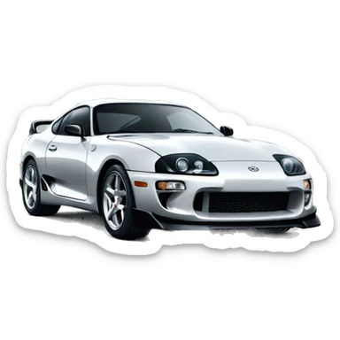 toyota supra top secret sticker