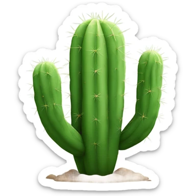 a realistic cactus  sticker
