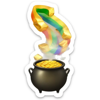 road tk te pot of gold sticker