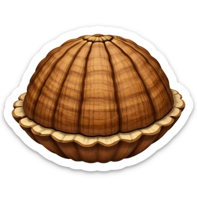 Walnut emoji. Just a walnut. sticker