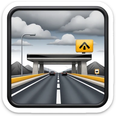 highway tol plaza sticker