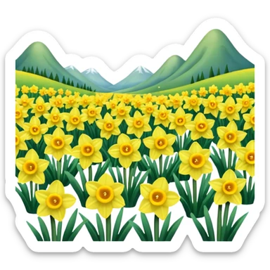Daffodils sticker