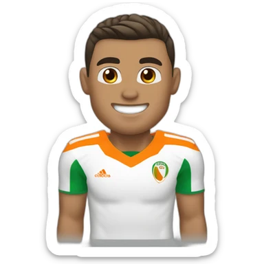Cristiano Ronaldo avec le maillot de la Côte d’Ivoire  sticker