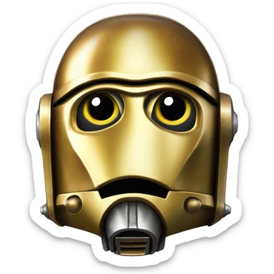 2013 Toyota 86, C-3PO carbonized tarnished from space  sticker