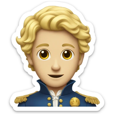 The blonde Little Prince from Shakespeare sticker