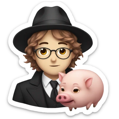 chuuya with a hog sticker
