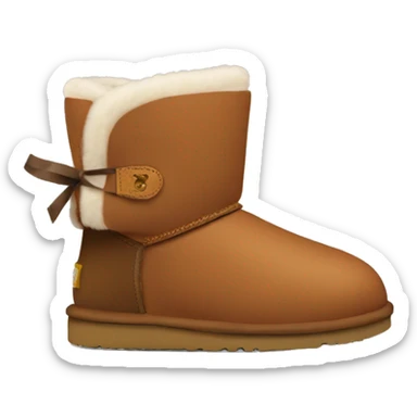 Chestnut short uggs sticker