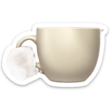 girl inside a blanket sipping coffee eyes closed with brown skin and red hair sticker