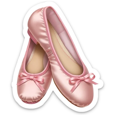 Pink ballet shoes  sticker