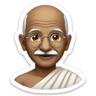 mahatma gandhi sticker
