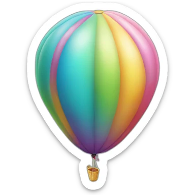 Balloon deflating sticker