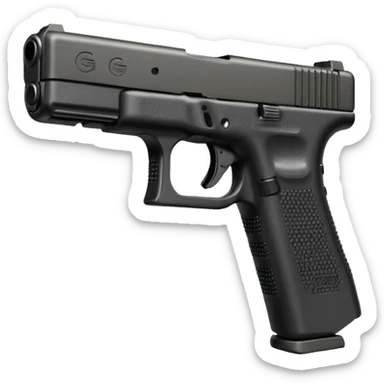 Glock 17 with an extended magazine sticker