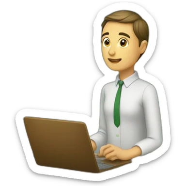 the teacher explains the topic of forests sticker