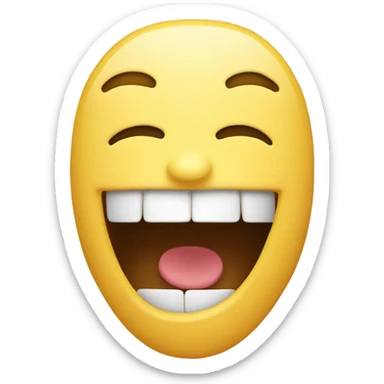 giggling covering mouth  sticker