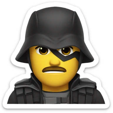 Vigilante  atento  sticker