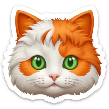 Kitty face sticker