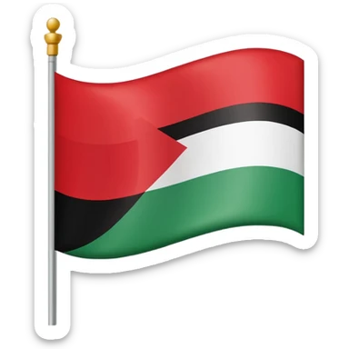 Jordanian flag with the number 79 sticker