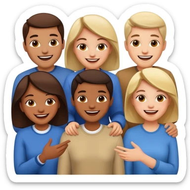 Relacionarse personas sticker