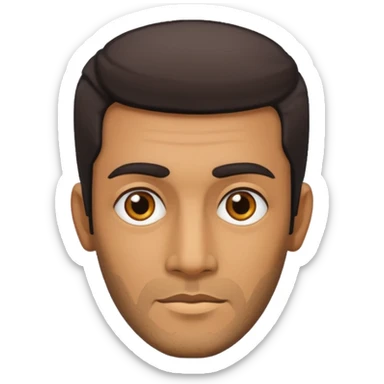 a guy thats from sri Lanka and has side burns and a rectangle head sticker