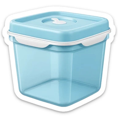pastel food container sticker