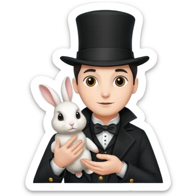 magician and pet sticker