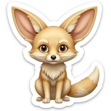 fennec fox sticker